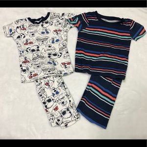 2 Matching sets of Short sleeve and Short PJs